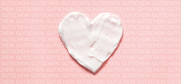 Dermokosmetik24 Gutschein "Papier" - Creme-Herz
